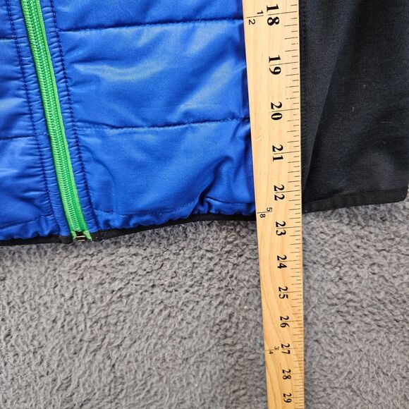 Lauren Active Ralph Lauren Quilted Jacket Women Size Medium Blue Black - Picture 4 of 8